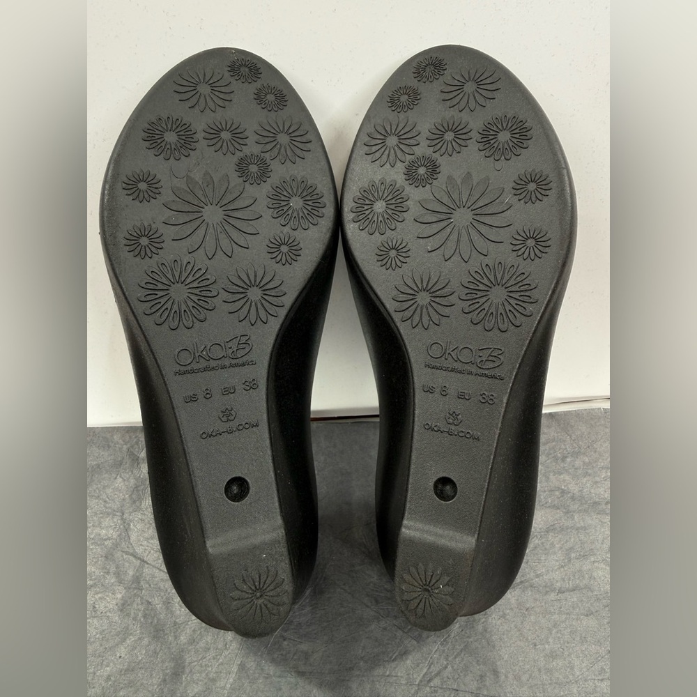EUC Oka-B Black Jessica Wedges - Picture 10 of 12